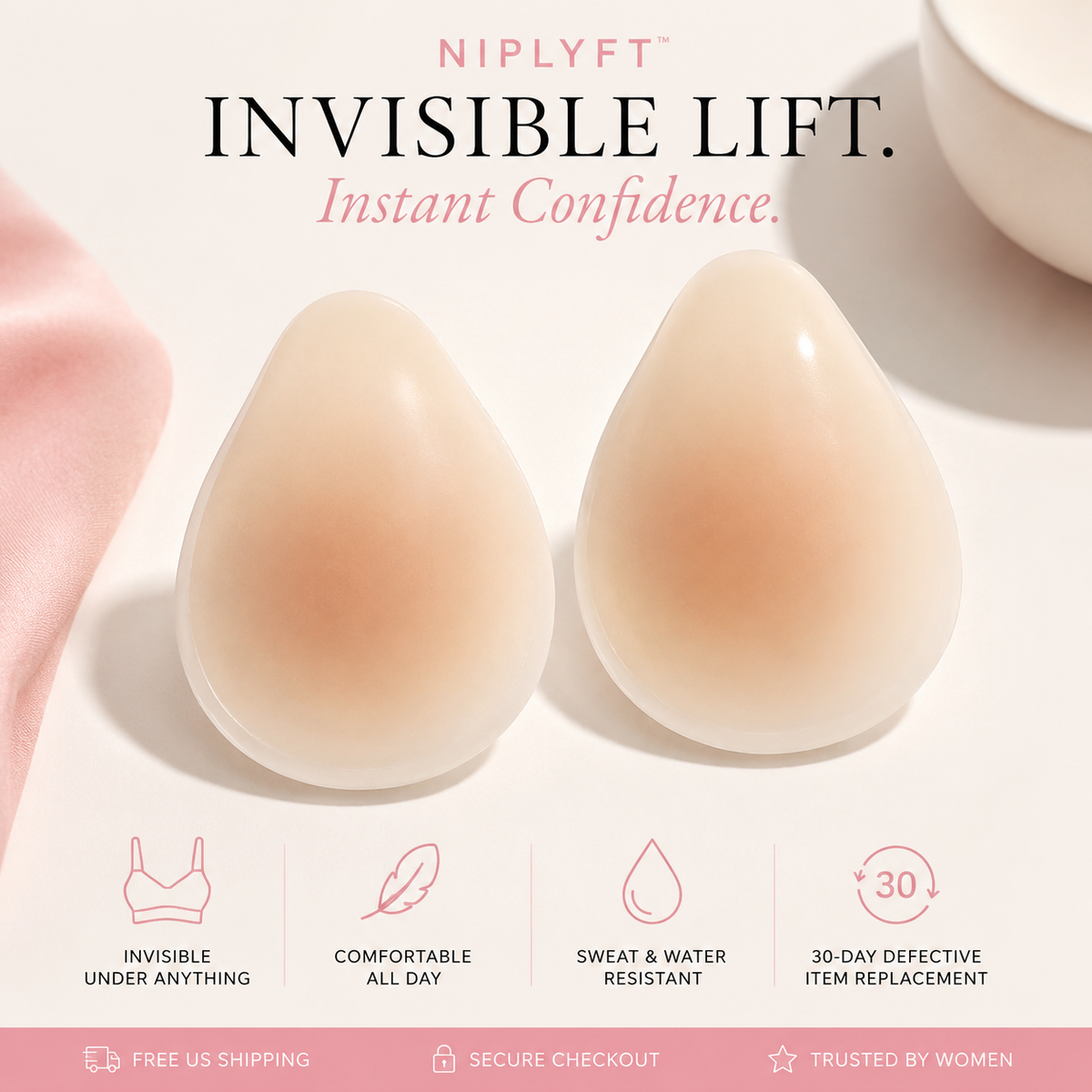NipLyft™ Adhesive Lifting Nipple Covers