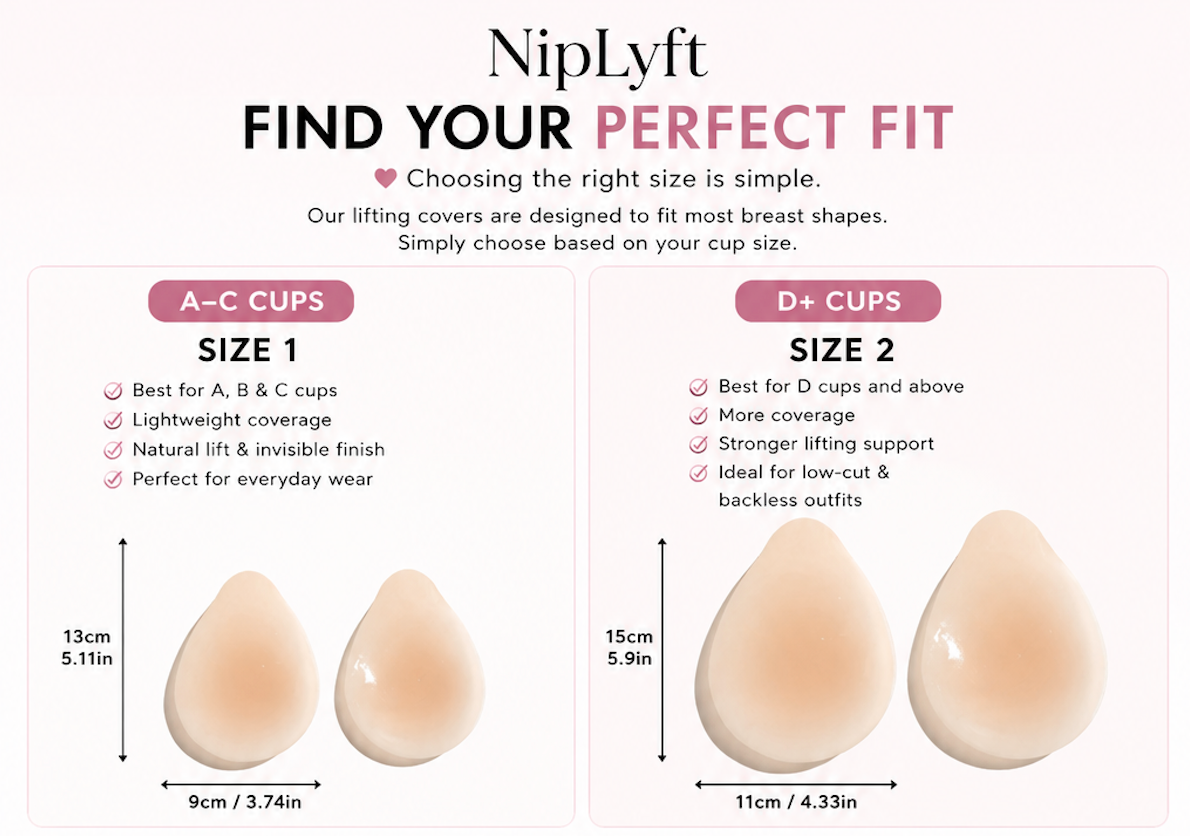 NipLyft™ Adhesive Lifting Nipple Covers